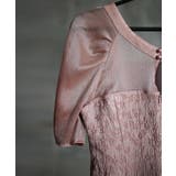 パーティードレス 2素材ドッキングワンピース | DRESS+ | 詳細画像37