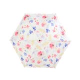 ピンク | 傘 折りたたみ傘 晴雨兼用 レディース 花柄 | DRESS+