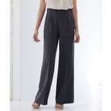 チャコール | パンツ ボトムス スラックス レディース | DRESS+