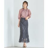 ブラウス リボンカラー 七分袖 シアー素材 裏地付き卒業式 成人式 | DRESS+ | 詳細画像11