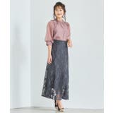 ブラウス リボンカラー 七分袖 シアー素材 裏地付き卒業式 成人式 | DRESS+ | 詳細画像14