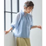 ブラウス リボンカラー 七分袖 シアー素材 裏地付き卒業式 成人式 | DRESS+ | 詳細画像8