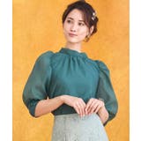 ブラウス リボンカラー 七分袖 シアー素材 裏地付き卒業式 成人式 | DRESS+ | 詳細画像30