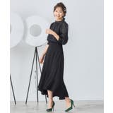 ブラウス リボンカラー 七分袖 シアー素材 裏地付き卒業式 成人式 | DRESS+ | 詳細画像16