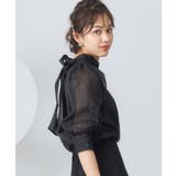 ブラウス リボンカラー 七分袖 シアー素材 裏地付き卒業式 成人式 | DRESS+ | 詳細画像15