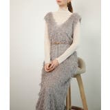 フリンジ フェザーヤーン キャミワンピース | DRESS+ | 詳細画像6