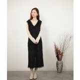 フリンジ フェザーヤーン キャミワンピース | DRESS+ | 詳細画像16