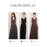サイドボタン オールインワン サロペット | DRESS+ | 詳細画像2