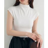 アイボリー | リブカットソー リブ編みT レディース | DRESS+
