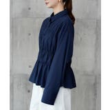 ウエストシャーリング ペプラムシャツ 長袖 | DRESS+ | 詳細画像33 