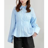 ウエストシャーリング ペプラムシャツ 長袖 | DRESS+ | 詳細画像15 