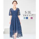 ジャンプスーツ パンツドレス シフォン | DRESS+ | 詳細画像1 