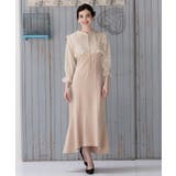 ベージュ | ワンピース ボレロ セット | DRESS+