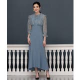 グレイッシュブルー | ワンピース ボレロ セット | DRESS+