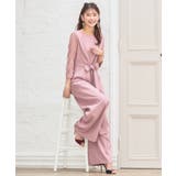 スモークピンク | パーティー 結婚式 ジャンプスーツ | DRESS+