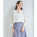 オフホワイト | ブラウス 七分袖 2way トップス プルオーバー卒業式 成人式 | DRESS+