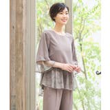 パンツドレス セットアップ 結婚式 パーティー レース | DRESS+ | 詳細画像22 