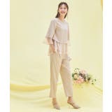 パンツドレス セットアップ 結婚式 パーティー レース | DRESS+ | 詳細画像15 