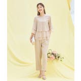 パンツドレス セットアップ 結婚式 パーティー レース | DRESS+ | 詳細画像18 