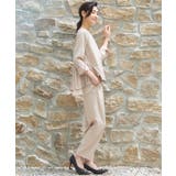 結婚式 パンツドレス セットアップ パーティー プリーツ | DRESS+ | 詳細画像18 