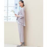 結婚式 パンツドレス セットアップ パーティー プリーツ | DRESS+ | 詳細画像3 