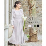 ワンピース ドレス プリーツ Iライン ミモレ丈 | DRESS+ | 詳細画像1