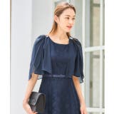 ネイビー | ボレロ パーティーボレロ デイリー ショート レース | DRESS+