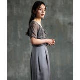 ワンピース ドレス 結婚式 異素材ドッキング | DRESS+ | 詳細画像14 