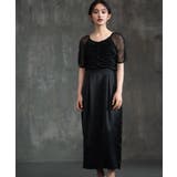 ワンピース ドレス 結婚式 異素材ドッキング | DRESS+ | 詳細画像13 