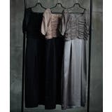 ワンピース ドレス 結婚式 異素材ドッキング | DRESS+ | 詳細画像21 