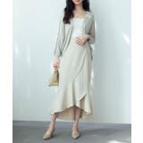 ラップ風ダブルベルトミモレ丈スカート | SAISON DE PAPILLON  | 詳細画像14 