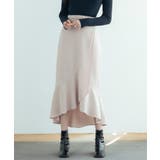 ラップ風ダブルベルトミモレ丈スカート | SAISON DE PAPILLON  | 詳細画像16 