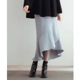 ラップ風ダブルベルトミモレ丈スカート | SAISON DE PAPILLON  | 詳細画像30 