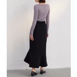 ラップ風ダブルベルトミモレ丈スカート | SAISON DE PAPILLON  | 詳細画像35 