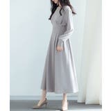 タックデザインミモレ丈カットソーワンピース | SAISON DE PAPILLON | 詳細画像14