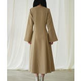 パール付きキーネックフレアワンピース | SAISON DE PAPILLON  | 詳細画像17 