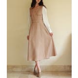 ラメツイードとシャツ袖がドッキングの異素材ワンピース | SAISON DE PAPILLON  | 詳細画像15 