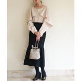 クルーネックケープブラウス | SAISON DE PAPILLON  | 詳細画像15 