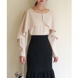 クルーネックケープブラウス | SAISON DE PAPILLON  | 詳細画像10 