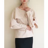 クルーネックケープブラウス | SAISON DE PAPILLON  | 詳細画像5 