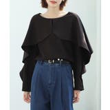 クルーネックケープブラウス | SAISON DE PAPILLON  | 詳細画像24 