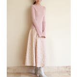 フクレジャガードフレアハイウエストスカート | SAISON DE PAPILLON | 詳細画像12