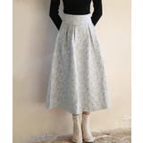 フクレジャガードフレアハイウエストスカート | SAISON DE PAPILLON | 詳細画像27