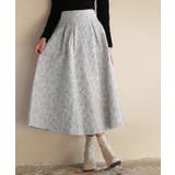 フクレジャガードフレアハイウエストスカート | SAISON DE PAPILLON | 詳細画像29