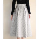 フクレジャガードフレアハイウエストスカート | SAISON DE PAPILLON | 詳細画像30