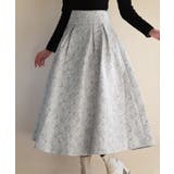 フクレジャガードフレアハイウエストスカート | SAISON DE PAPILLON | 詳細画像31