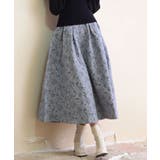 フクレジャガードフレアハイウエストスカート | SAISON DE PAPILLON | 詳細画像38