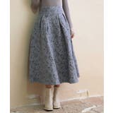 フクレジャガードフレアハイウエストスカート | SAISON DE PAPILLON | 詳細画像35