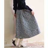 フクレジャガードフレアハイウエストスカート | SAISON DE PAPILLON | 詳細画像41