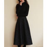 フクレジャガードフレアハイウエストスカート | SAISON DE PAPILLON | 詳細画像24